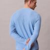 Vohvelineulottu Henley-yöpaita Vohvelineulottu Henley-yöpaita