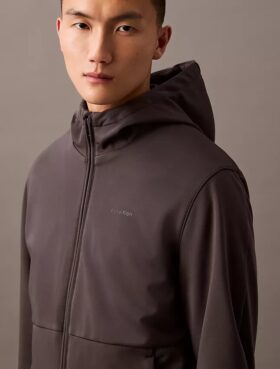 Vuorattu softshell-takki